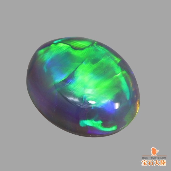 天然ブラックオパール 0.77ct 【ローリング強遊色】ライトニングリッジ