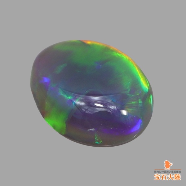 天然ブラックオパール 0.77ct 【ローリング強遊色】ライトニングリッジ