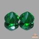 天然ツァボライトガーネット 0.97ct/2P 【美濃色】ペア タンザニア 