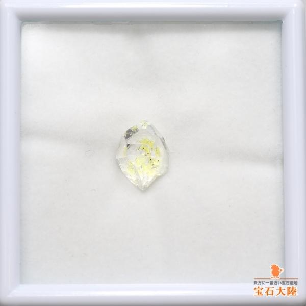 天然オイルインクォーツ 3.48ct 【動く気泡】 ラフ パキスタン