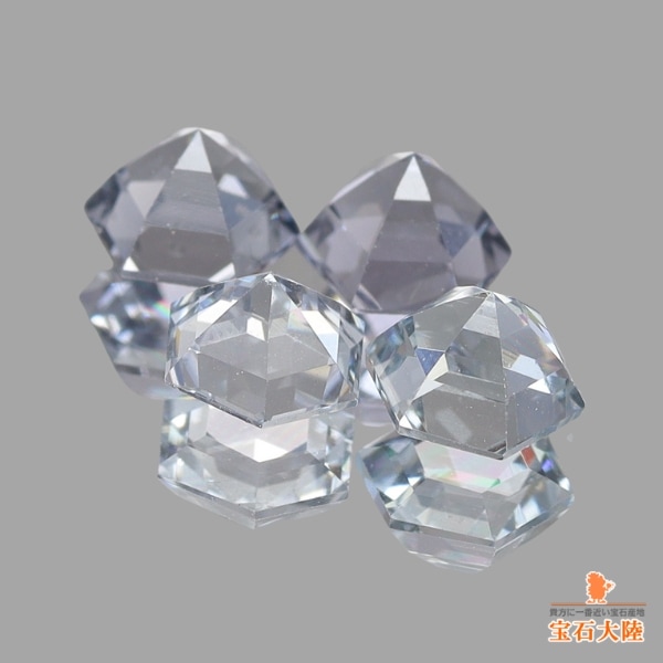 3.5mm◇天然スピネル 【グレー】 ヘキサゴン