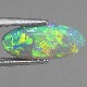 1.29ｃｔ天然ブラックオパール【クリスタルネオングリーン】