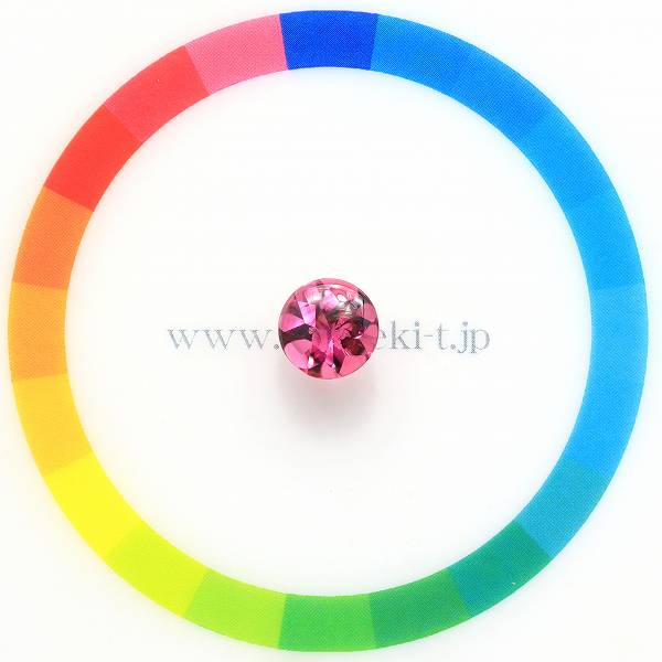 天然トルマリン 1.65ct 【瑞々しいバフトップ】 美発色ピンク
