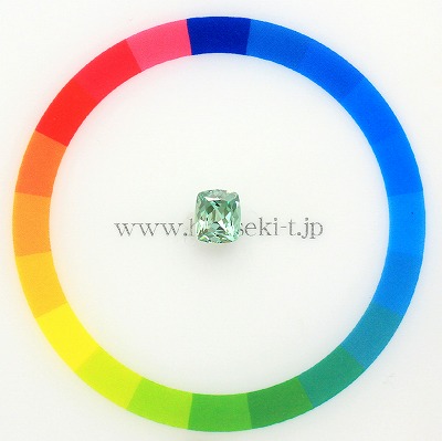 天然石　アレキサンドライト　ミントコーネルピン ミントグリーンコーネルピン0.44ct | progresstone