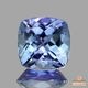天然ゾイサイト 0.71ct 【マルチブルー】 クッション