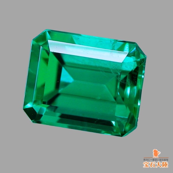 天然エメラルド 0.41ct 【ネオン美彩色・ノンオイル】 コロンビア GIA鑑別付