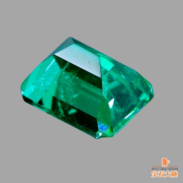 天然エメラルド 0.41ct 【ネオン美彩色・ノンオイル】 コロンビア GIA鑑別付