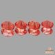 天然スピネル 0.37ct/4P【レディッシュオレンジ・セット】 ベトナム 