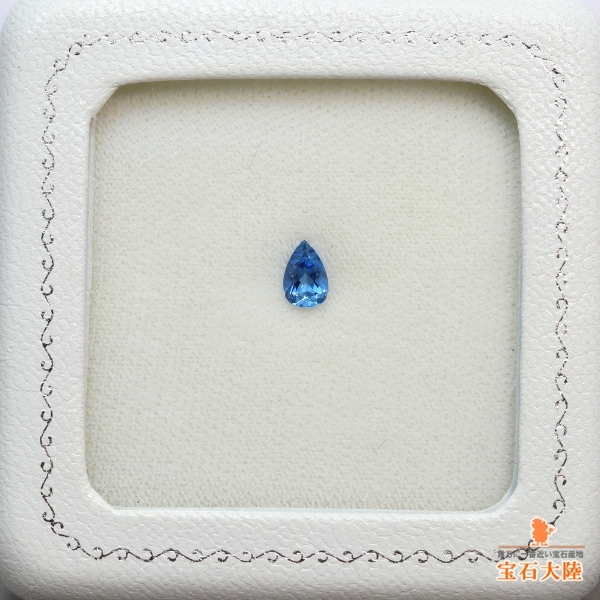 天然アクアマリン 0.34ct 【サンタマリア・非加熱】 ブラジル・Tatu産