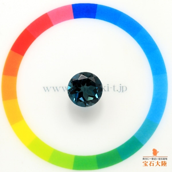 天然トパーズ 10mm  【ラウンド】ロンドンブルー ワンランクアップの輝き