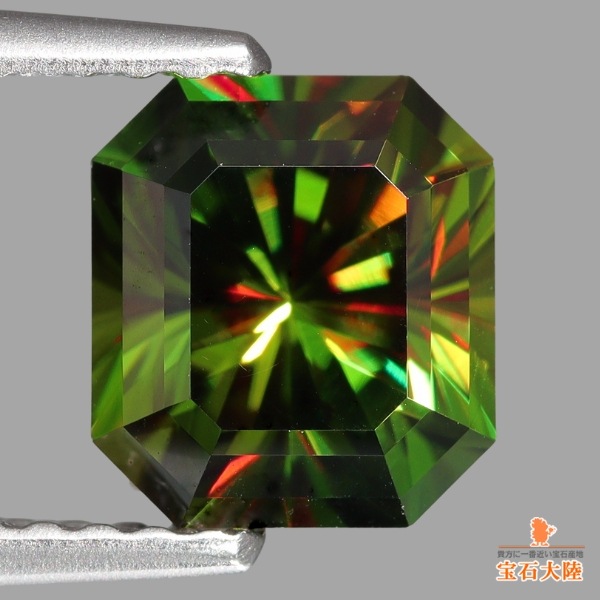 天然スフェーン 1.78ct 【カラーチェンジ・レッドファイア】 ジェム品質 日独鑑別付