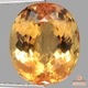 天然インペリアルトパーズ 10.24ct 【オレンジニッシュイエロー】中宝鑑別  ◇コレマ品　