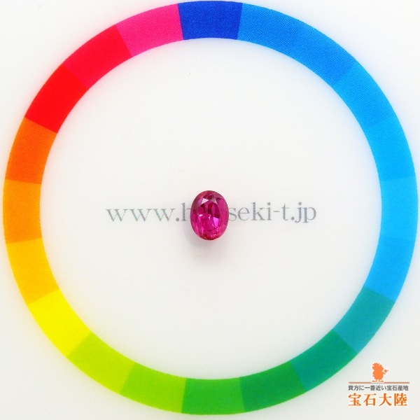 天然ルビー 0.82ct 【非加熱】ミャンマー 鑑別付