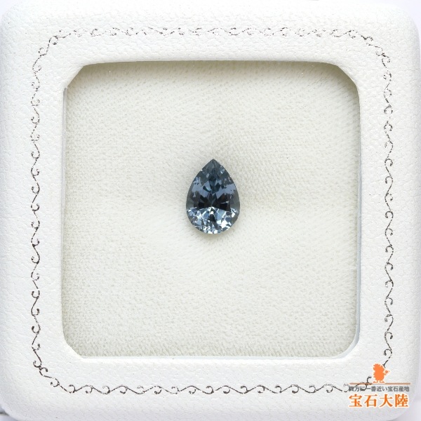 天然スピネル 2.91ct 【煌めくプラチナブラック】美品 ミャンマー