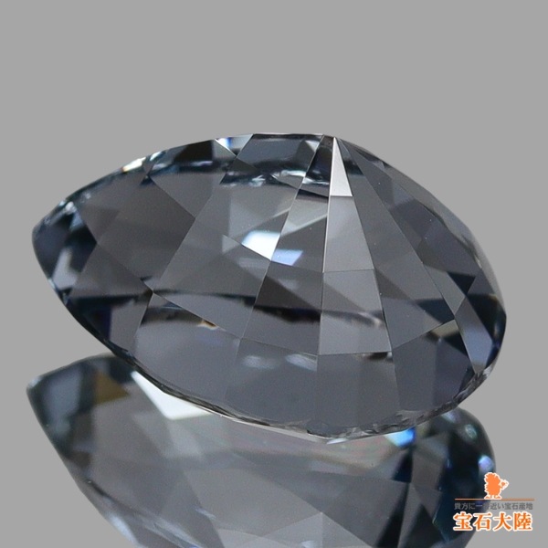 天然スピネル 2.91ct 【煌めくプラチナブラック】美品 ミャンマー