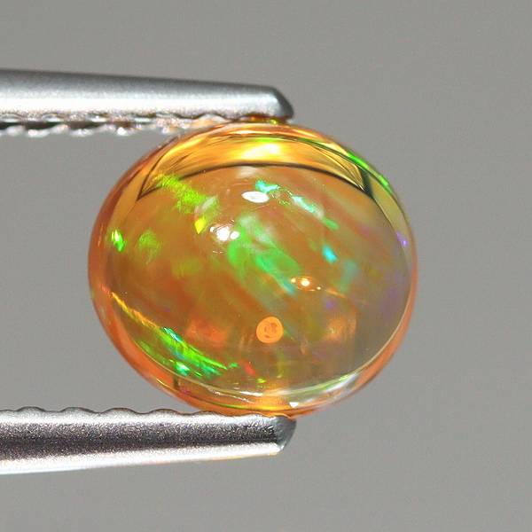 天然オパール 0.74ct 【メキシコ】 美遊色