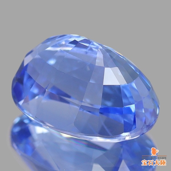 天然サファイア 3.09ct 【非加熱・コンフラワーブルー】 スリランカ 鑑別付