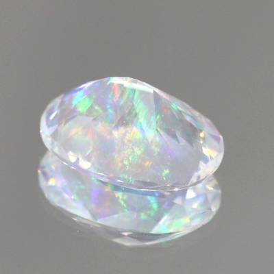 天然ウォーターオパール 0.81ct 【ファセットカット】 メキシコ