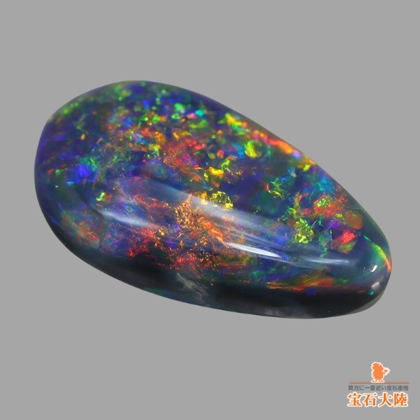 天然ブラックオパール 2.02ct 【ギャラクシー】美品 ライトニングリッジ