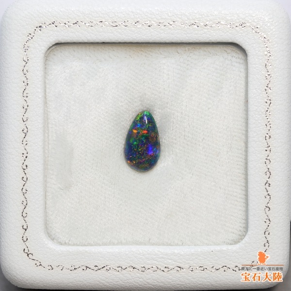 天然ブラックオパール 2.02ct 【ギャラクシー】美品 ライトニングリッジ