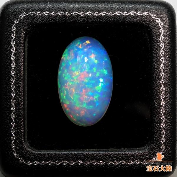 天然エチオピアオパール 29.55ct 【絶品ネオン遊色】 大粒