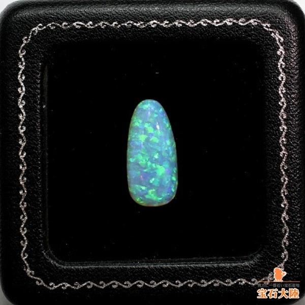 天然オパール 7.42ct【クリスタル・ネオングリーン】美品 ライトニングリッジ