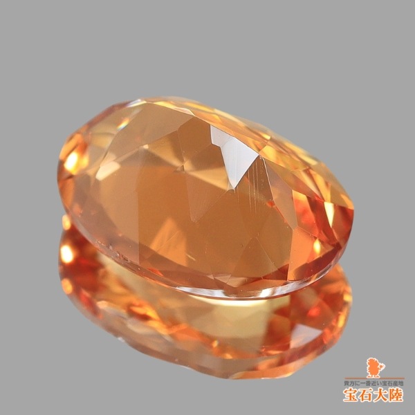 天然インペリアルトパーズ 1.38ct 【美発色オレンジ】 ブラジル
