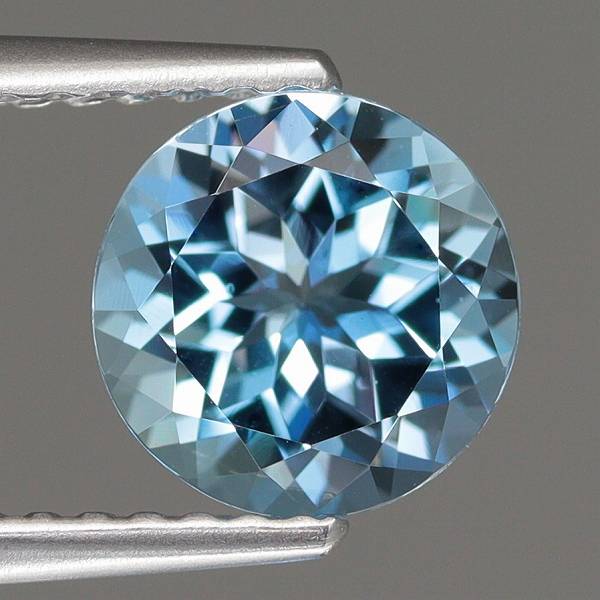 天然アクアマリン 1.16ct 【サンタマリアカラー】 ラウンド