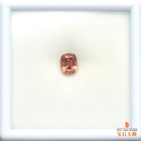 天然ジルコン 2.23ct 【ピンキッシュブラウン】 タンザニア