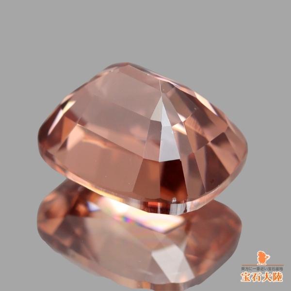 天然ジルコン 2.23ct 【ピンキッシュブラウン】 タンザニア