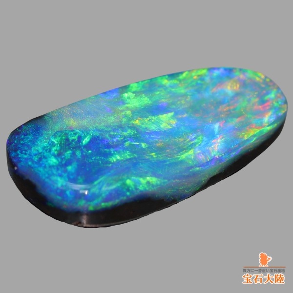 天然ボルダーオパール 4.70ct 【ブルーオーシャン美遊色 天然ボルダーオパール 4.70ct 【ブルーオーシャン美遊色