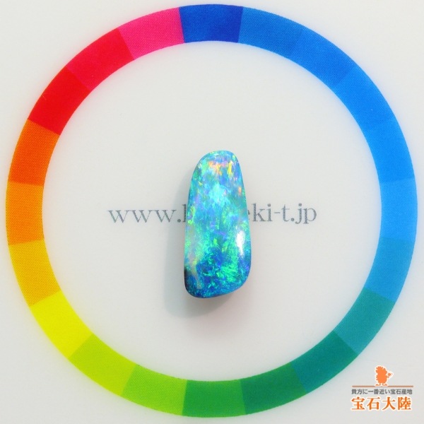 天然ボルダーオパール 4.70ct 【ブルーオーシャン美遊色 天然ボルダーオパール 4.70ct 【ブルーオーシャン美遊色