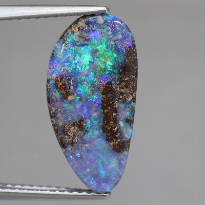 天然ボルダーオパール 3.71ct【グリーン&ブルー】