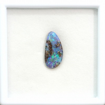 天然ボルダーオパール 3.71ct【グリーン&ブルー】