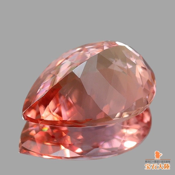 インペリアルトパーズ シェリーレッド ルース 希少 赤みも感じるシェリーカラー☆インペリアルトパーズ 0.559ct