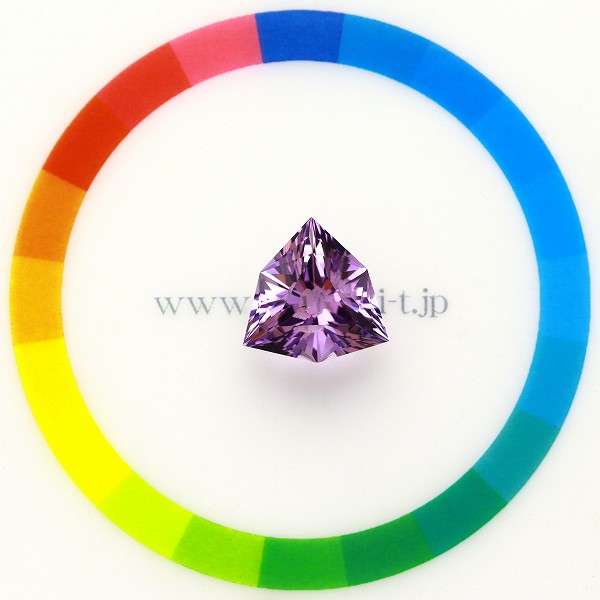 天然アメシスト 3.91ct 【カスタムカット】 ブラジル