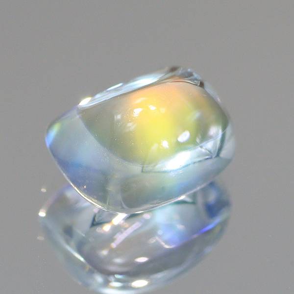 天然アンデシンラブラドライト 0.93ct 【オレンジレッドレインボー