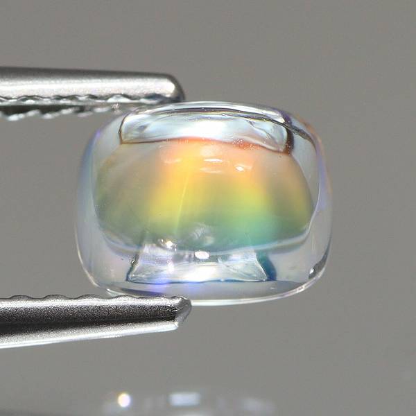 天然アンデシンラブラドライト 0.93ct 【オレンジレッドレインボー