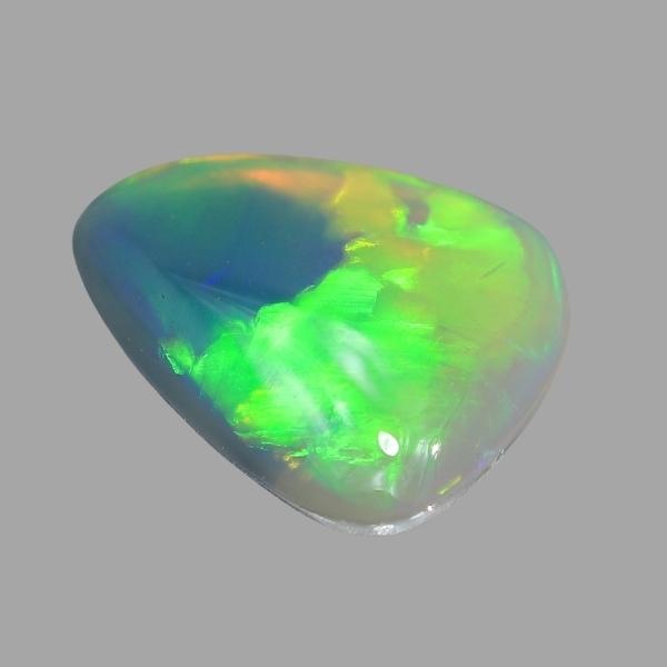 天然ブラックオパール 0.92ct 【オレンジマルチ遊色】 ライトニングリッジ
