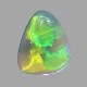 天然ブラックオパール 0.92ct 【オレンジマルチ遊色】 ライトニングリッジ