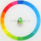 天然ブラックオパール 0.92ct 【オレンジマルチ遊色】 ライトニングリッジ