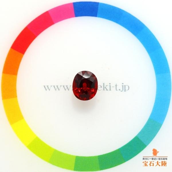 天然スペサルティンガーネット 2.56ct 【レッドスペサ】 オーバル