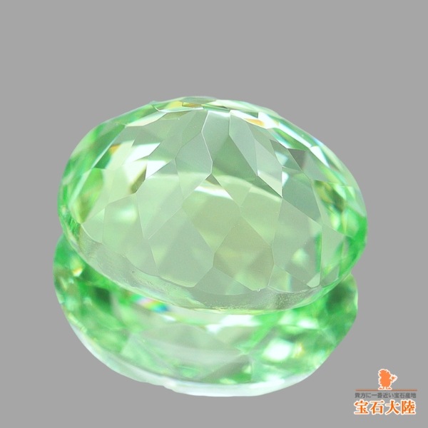 天然石　ミントガーネット 天然ミントガーネット（グリーン グロッシュラー・ガーネット