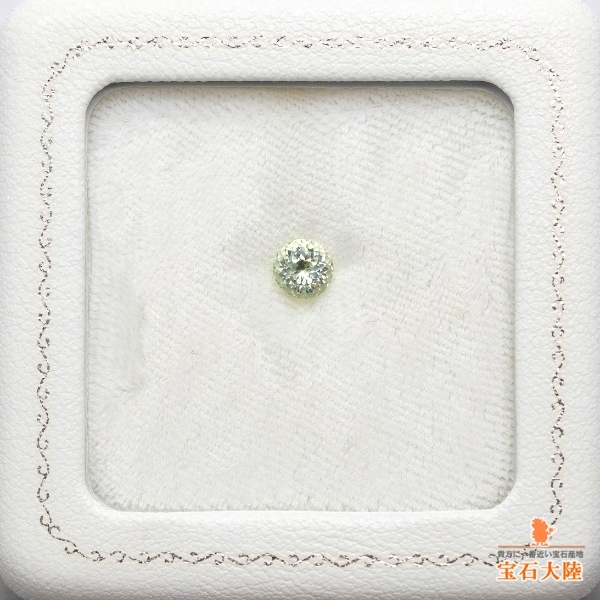 天然グロッシュラーガーネット 0.91ct 【ホワイトカラー】タンザニア