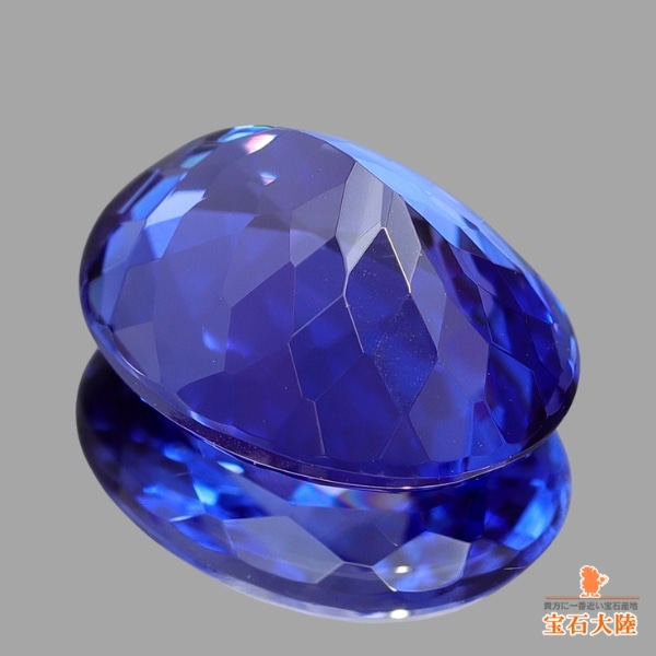 タンザナイト　オーバル形　ルース１点　約4.2ct　#0731 タンザニア産タンザナイト1石ルース（5×3mm,オーバルカット