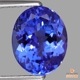 天然タンザナイト 2.93ct 【美発色パープリッシュブルー】オーバル