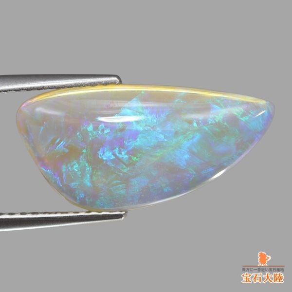 天然オパール 3.81ct 【クリスタルブルー】ライトニングリッジ