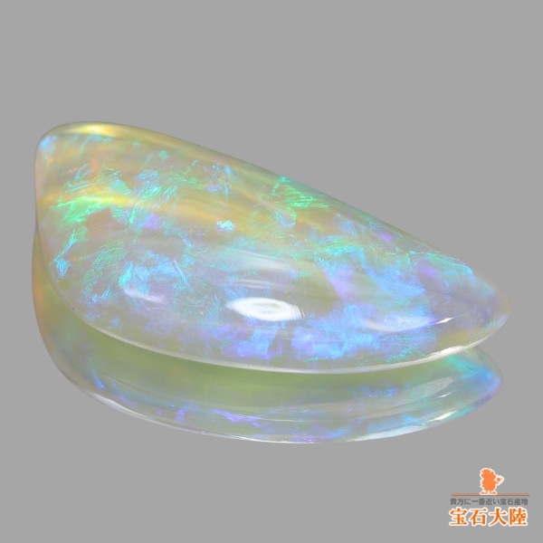 天然オパール 3.81ct 【クリスタルブルー】ライトニングリッジ