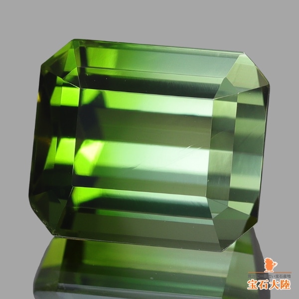 天然バイカラートルマリン 3.55ct 【グリーンティーカラー】アフガニスタン