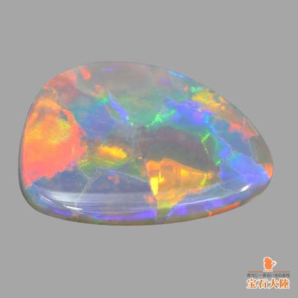 天然ブラックオパール 2.16ct【マルチ美遊色】ライトニングリッジ